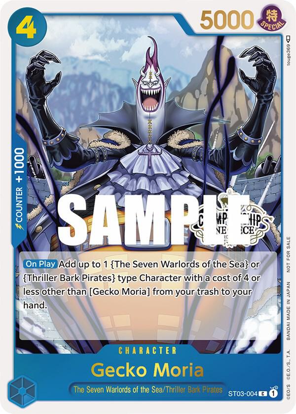 Gecko Moria (Store Championship 2023 Participation Pack Vol.1) (ST03-004) [One Piece Promotion Cards] | Jack's On Queen
