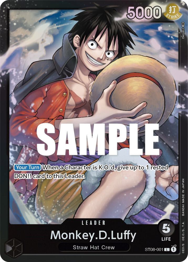 Monkey.D.Luffy (001) (ST08-001) [Starter Deck 8: Monkey.D.Luffy] | Jack's On Queen