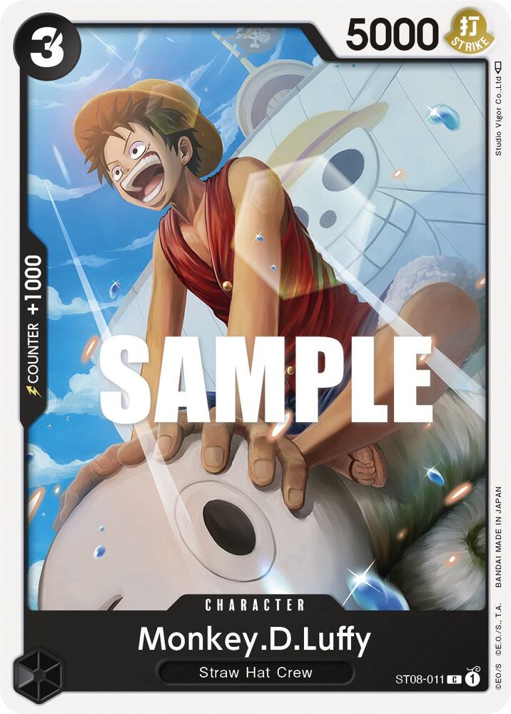 Monkey.D.Luffy (011) (ST08-011) [Starter Deck 8: Monkey.D.Luffy] | Jack's On Queen