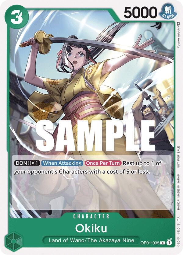 Okiku (Tournament Pack Vol. 4) (OP01-035) [One Piece Promotion Cards] | Jack's On Queen