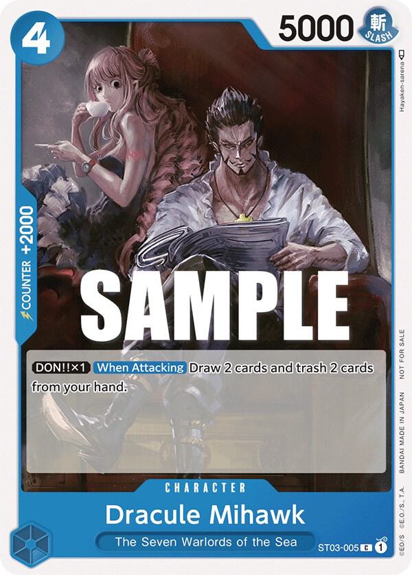 Dracule Mihawk (Tournament Pack Vol. 4) (ST03-005) [One Piece Promotion Cards] | Jack's On Queen
