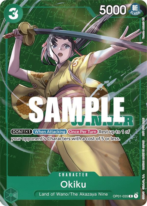 Okiku (Winner Pack Vol. 4) (OP01-035) [One Piece Promotion Cards] | Jack's On Queen
