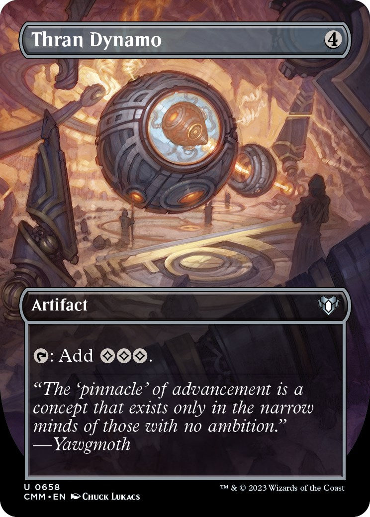 Thran Dynamo (Borderless Alternate Art) [Commander Masters] | Jack's On Queen