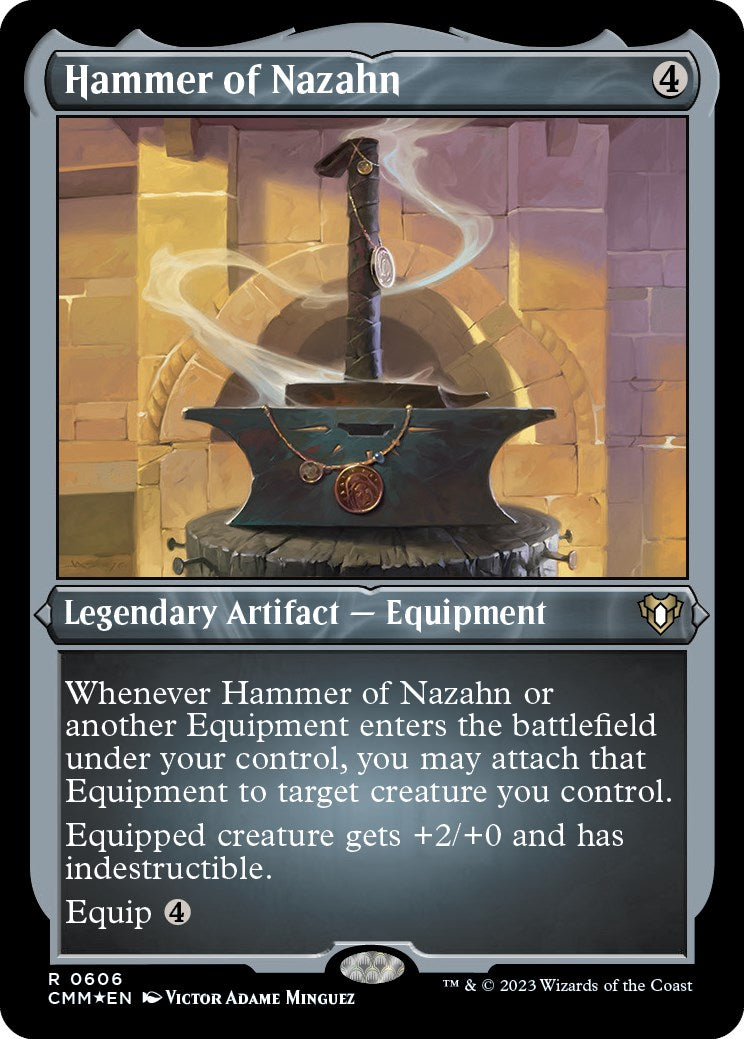 Hammer of Nazahn (Foil Etched) [Commander Masters] | Jack's On Queen