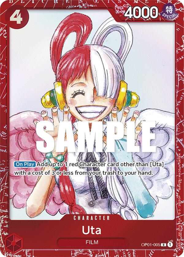 Uta (Premium Card Collection -ONE PIECE FILM RED Edition-) (OP01-005) [One Piece Promotion Cards] | Jack's On Queen