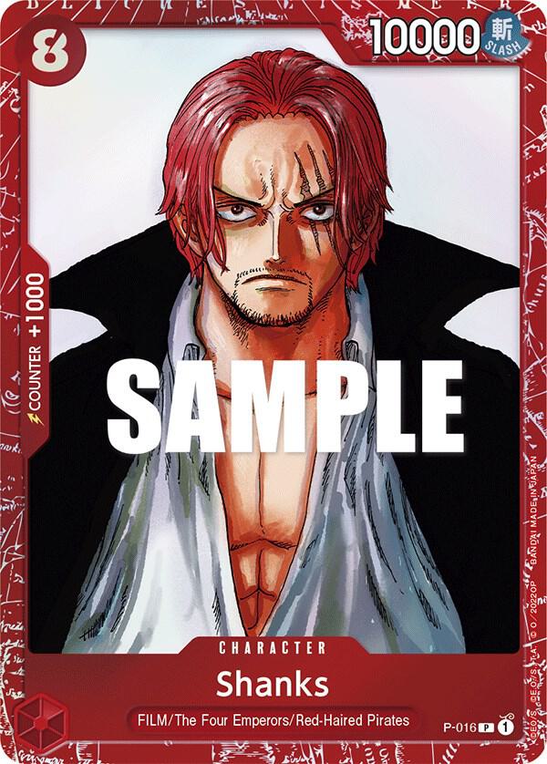Shanks (Premium Card Collection -ONE PIECE FILM RED Edition-) (P-016) [One Piece Promotion Cards] | Jack's On Queen