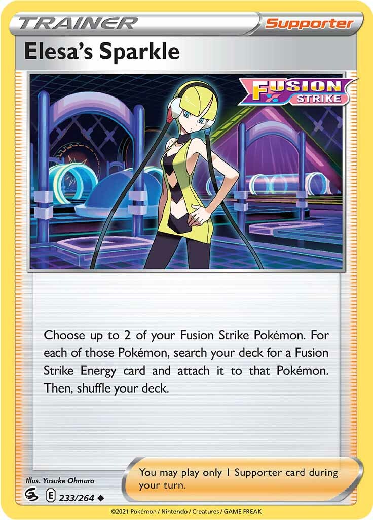 Elesa's Sparkle (233/264) [Sword & Shield: Fusion Strike] | Jack's On Queen