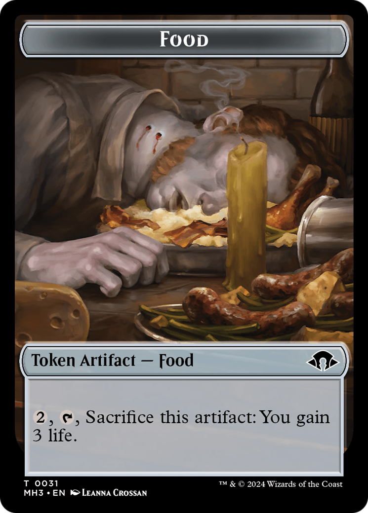 Phyrexian Germ // Food Double-Sided Token [Modern Horizons 3 Tokens] | Jack's On Queen