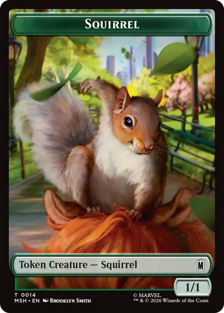 Galactus // Squirrel Double-Sided Token [Marvel Super Heroes Tokens] | Jack's On Queen