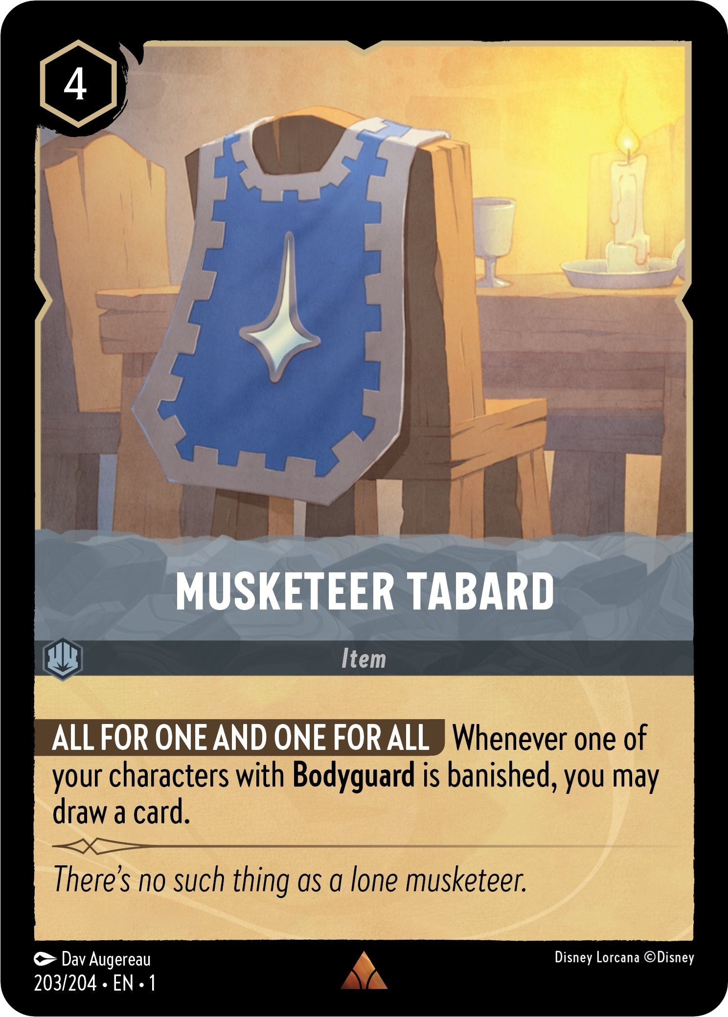 Musketeer Tabard (203/204) [The First Chapter] | Jack's On Queen