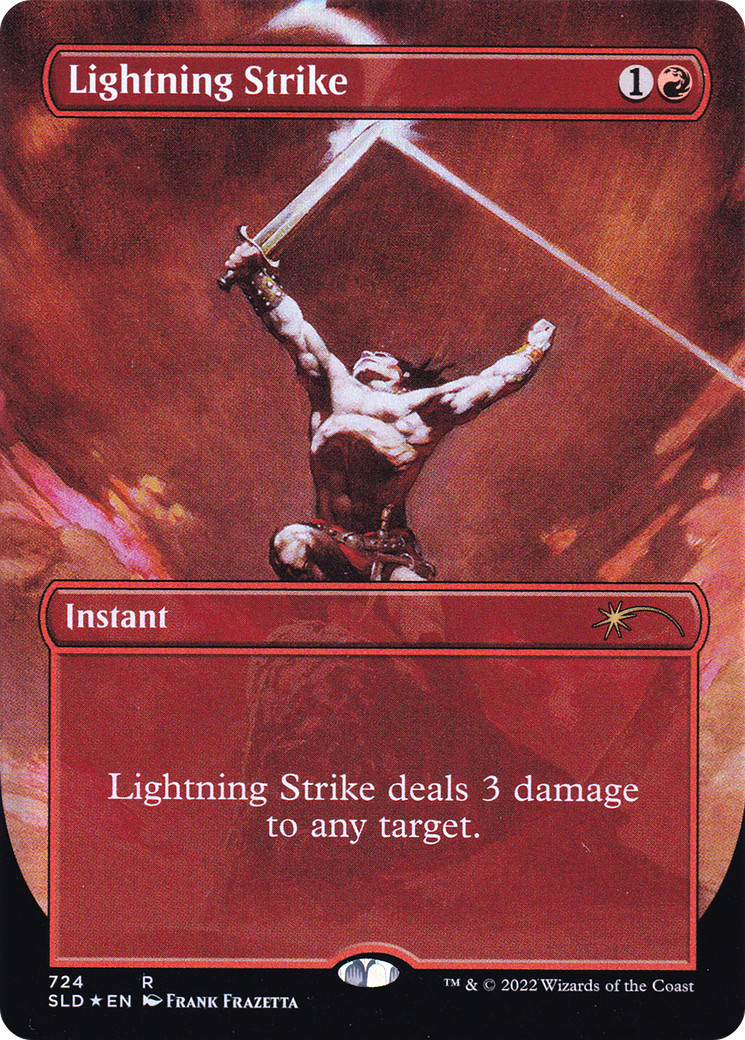 Lightning Strike (Borderless) [Secret Lair Drop Promos] | Jack's On Queen