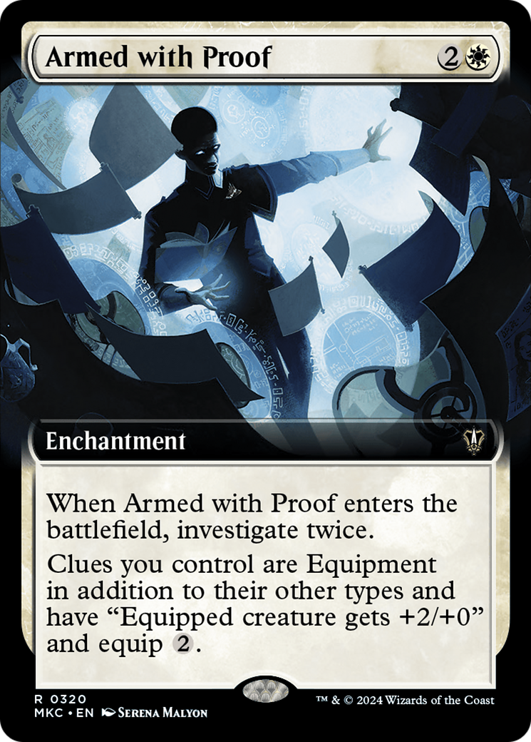 Armed with Proof (Extended Art) [Murders at Karlov Manor Commander] | Jack's On Queen