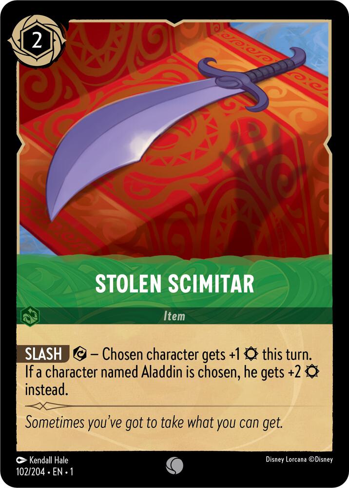 Stolen Scimitar (102/204) [The First Chapter] | Jack's On Queen