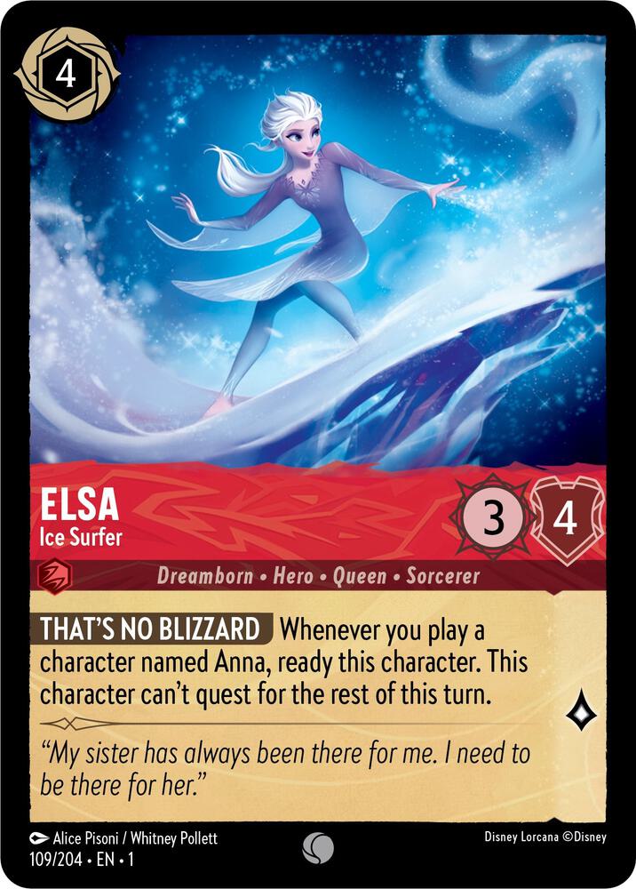 Elsa - Ice Surfer (109/204) [The First Chapter] | Jack's On Queen