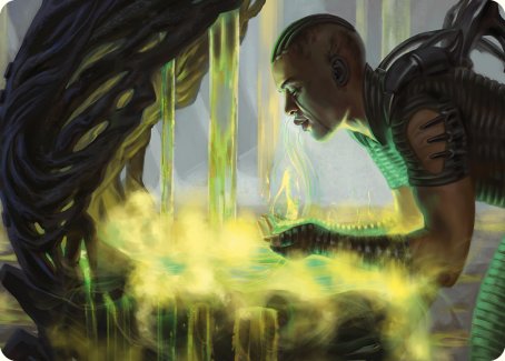 Necrogen Communion Art Card [Phyrexia: All Will Be One Art Series] | Jack's On Queen