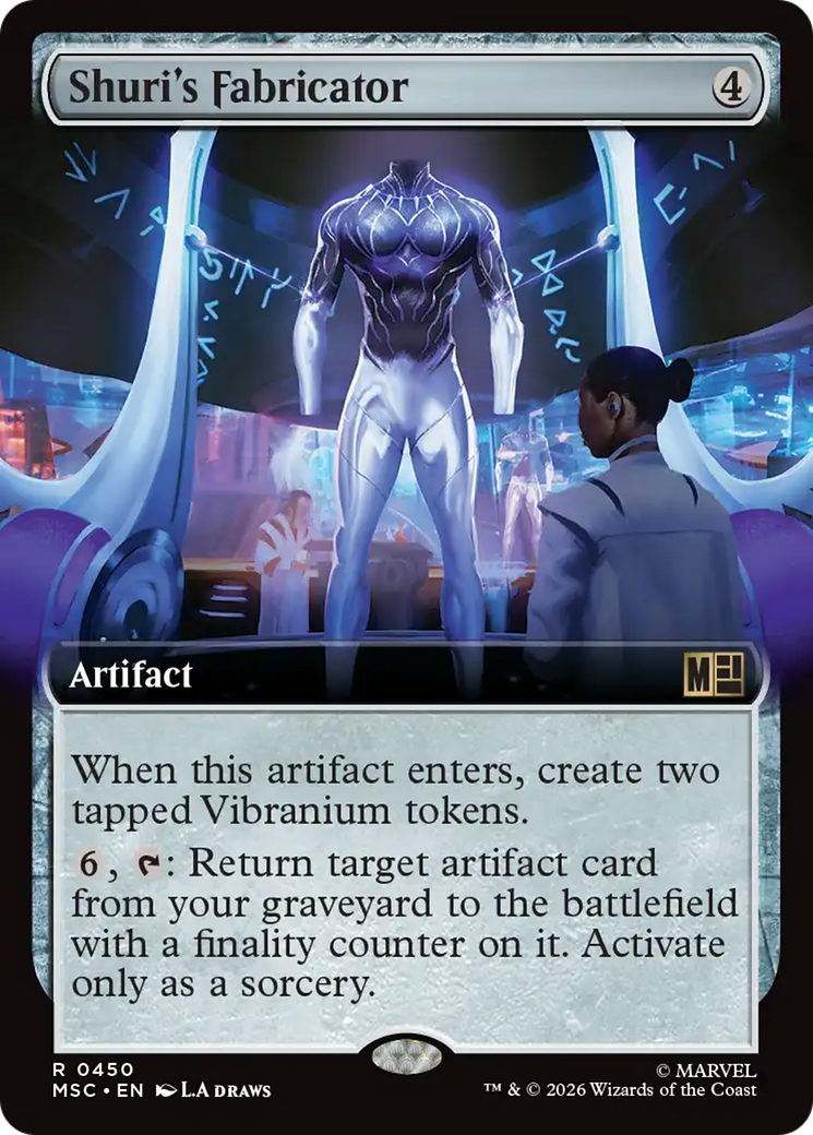 Shuri's Fabricator (Extended Art) [Marvel Super Heroes Commander] | Jack's On Queen
