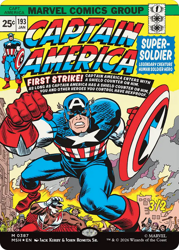 Captain America, Super-Soldier (Borderless) [Marvel Super Heroes] | Jack's On Queen