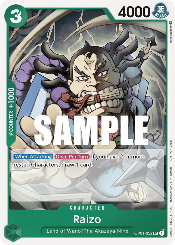 Raizo (Event Pack Vol. 2) (OP01-052) [One Piece Promotion Cards] | Jack's On Queen
