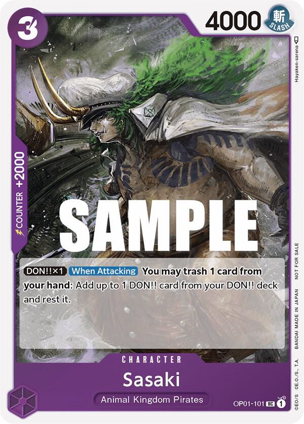 Sasaki (Event Pack Vol. 2) (OP01-101) [One Piece Promotion Cards] | Jack's On Queen