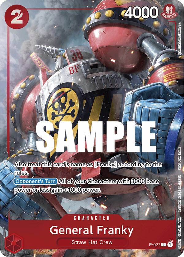 General Franky (Event Pack Vol. 2) (P-027) [One Piece Promotion Cards] | Jack's On Queen