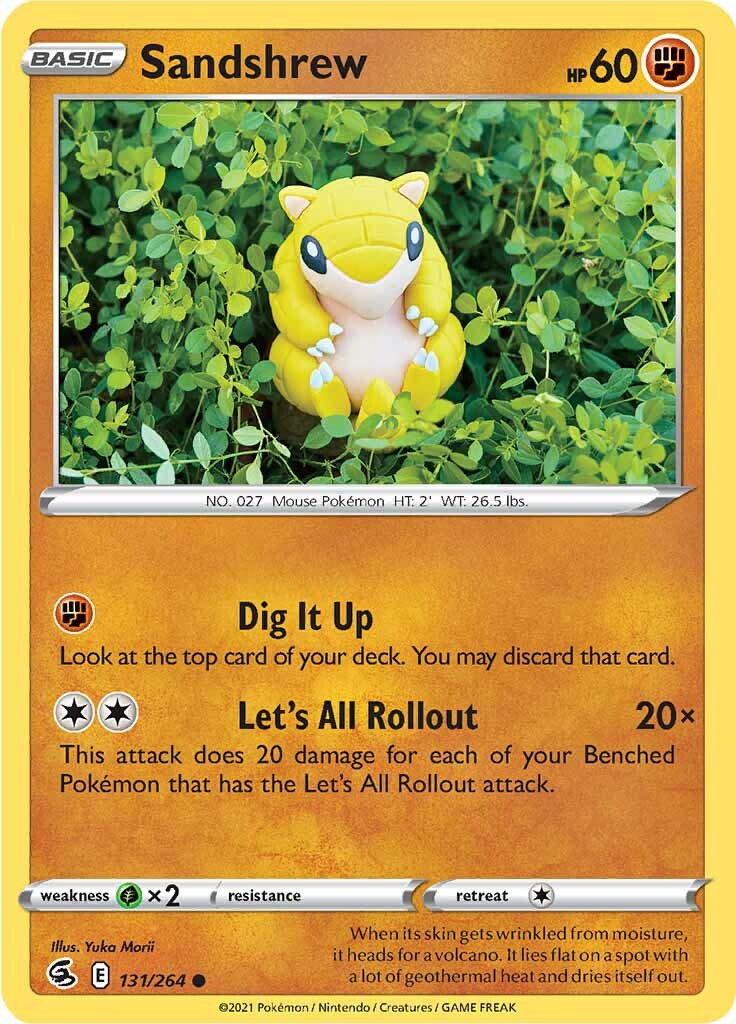 Sandshrew (131/264) [Sword & Shield: Fusion Strike] | Jack's On Queen