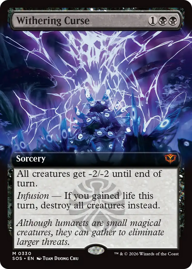 Withering Curse (Extended Art) [Secrets of Strixhaven] | Jack's On Queen