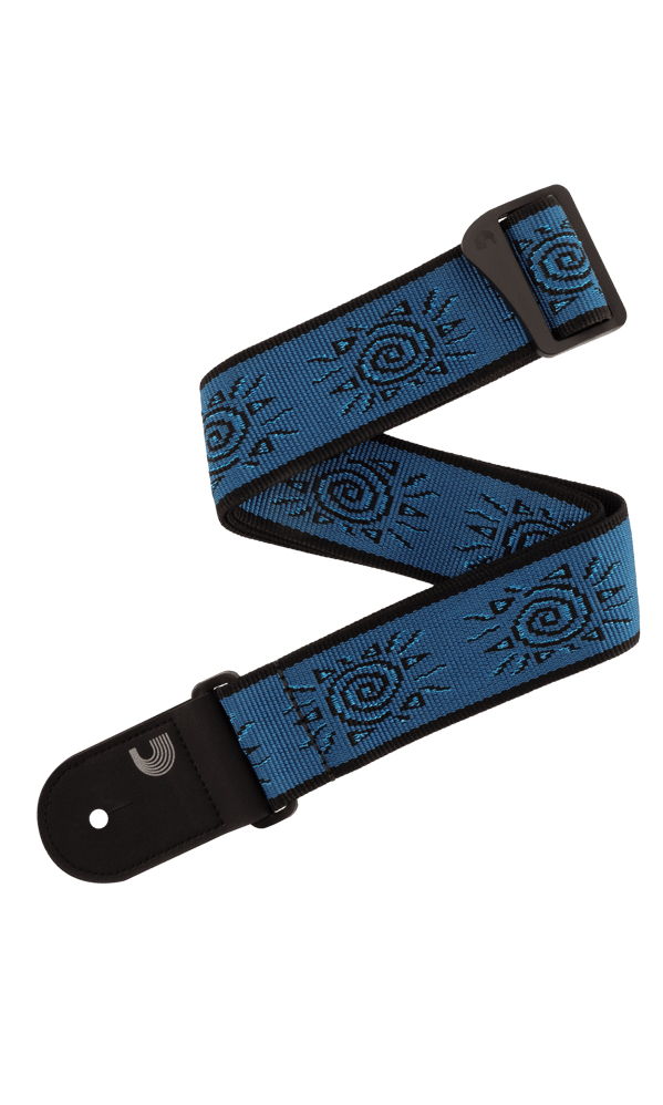 D'Addario 50PW04 VINTAGE PLANET WAVES SUNS Blue strap | Jack's On Queen