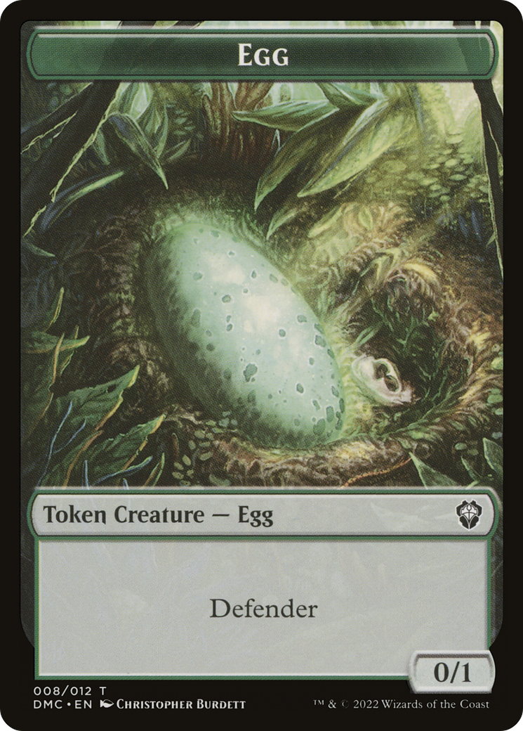 Treasure // Egg Double-Sided Token [Secret Lair Drop Series] | Jack's On Queen