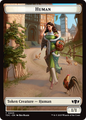 Human // Rat Double-Sided Token [Tarkir: Dragonstorm Commander Tokens] | Jack's On Queen
