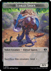 Eldrazi Spawn // Construct (0041) Double-Sided Token [Commander Masters Tokens] | Jack's On Queen