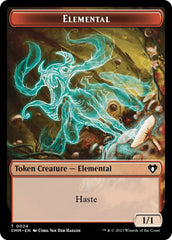 Elemental (0024) // Graveborn Double-Sided Token [Commander Masters Tokens] | Jack's On Queen