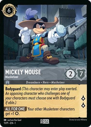 Mickey Mouse - Musketeer (11) [Disney Lorcana Promo Cards] | Jack's On Queen