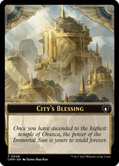 City's Blessing // Elf Druid Double-Sided Token [Commander Masters Tokens] | Jack's On Queen