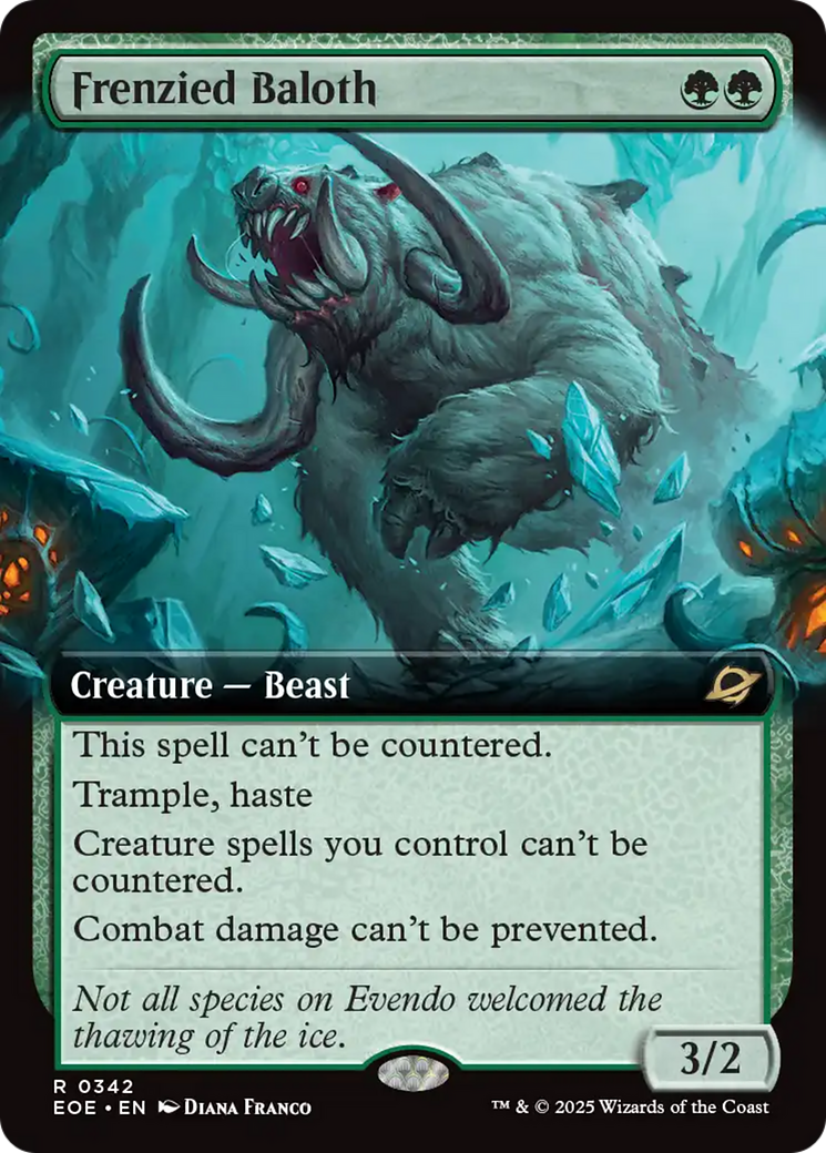 Frenzied Baloth (Extended Art) [Edge of Eternities] | Jack's On Queen