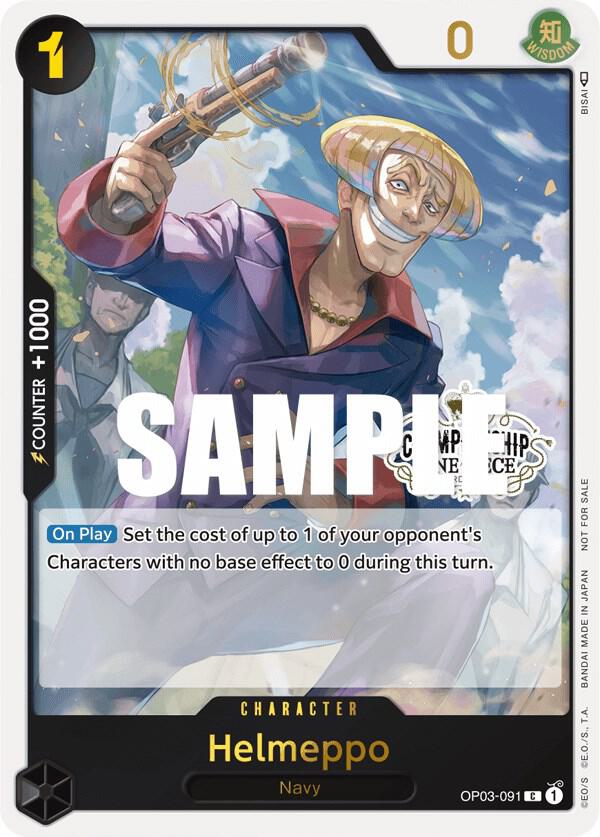 Helmeppo (Store Championship Participation Pack Vol. 2) (OP03-091) [One Piece Promotion Cards] | Jack's On Queen