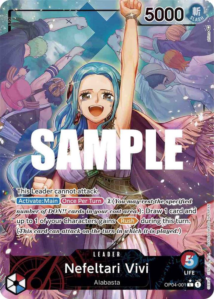 Nefeltari Vivi (001) (Alternate Art) (OP04-001) [Kingdoms of Intrigue] | Jack's On Queen