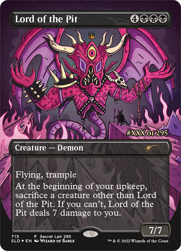 Lord of the Pit (Serial Numbered) [Secret Lair Drop Series] | Jack's On Queen