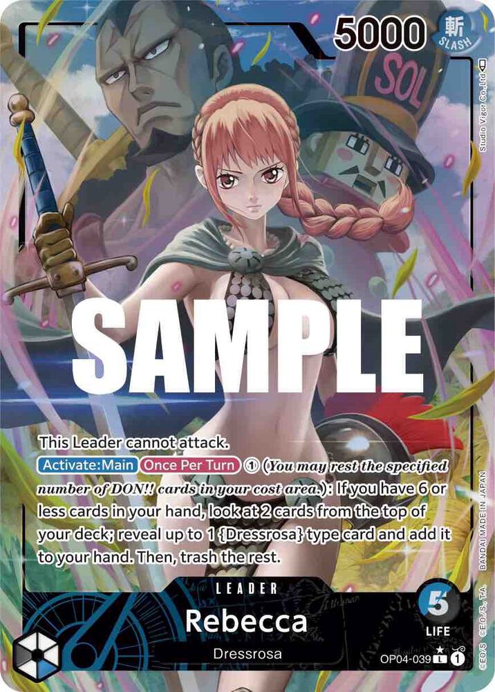Rebecca (039) (Alternate Art) (OP04-039) [Kingdoms of Intrigue] | Jack's On Queen