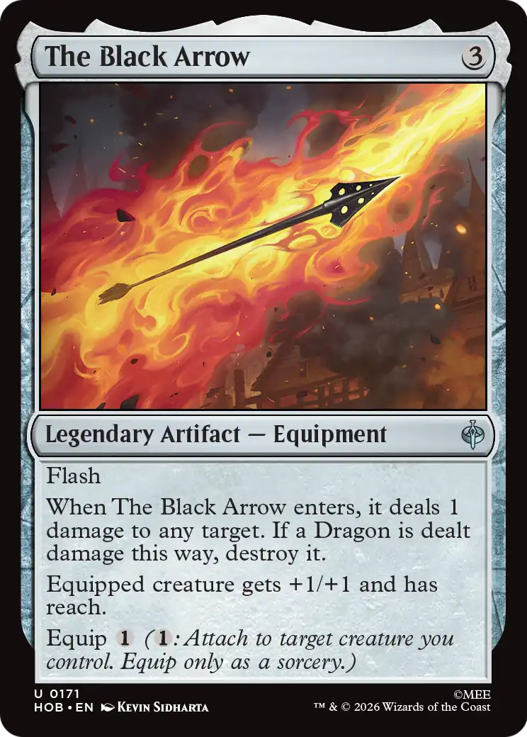 The Black Arrow [The Hobbit] | Jack's On Queen