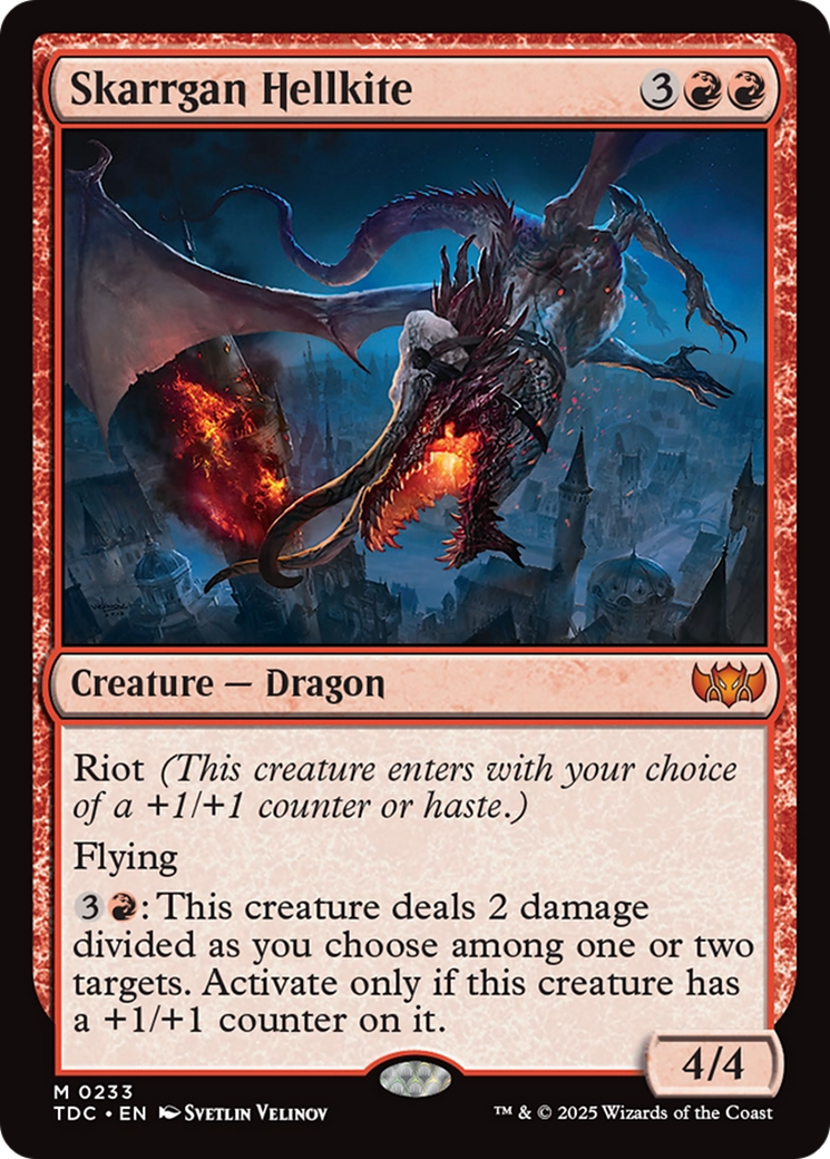 Skarrgan Hellkite [Tarkir: Dragonstorm Commander] | Jack's On Queen