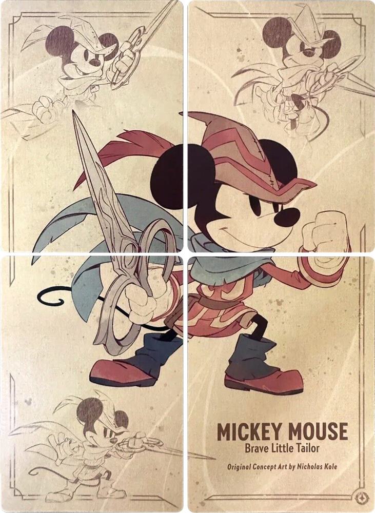 Mickey Mouse - Brave Little Tailor Puzzle Insert (Set of 4) [The First Chapter] | Jack's On Queen