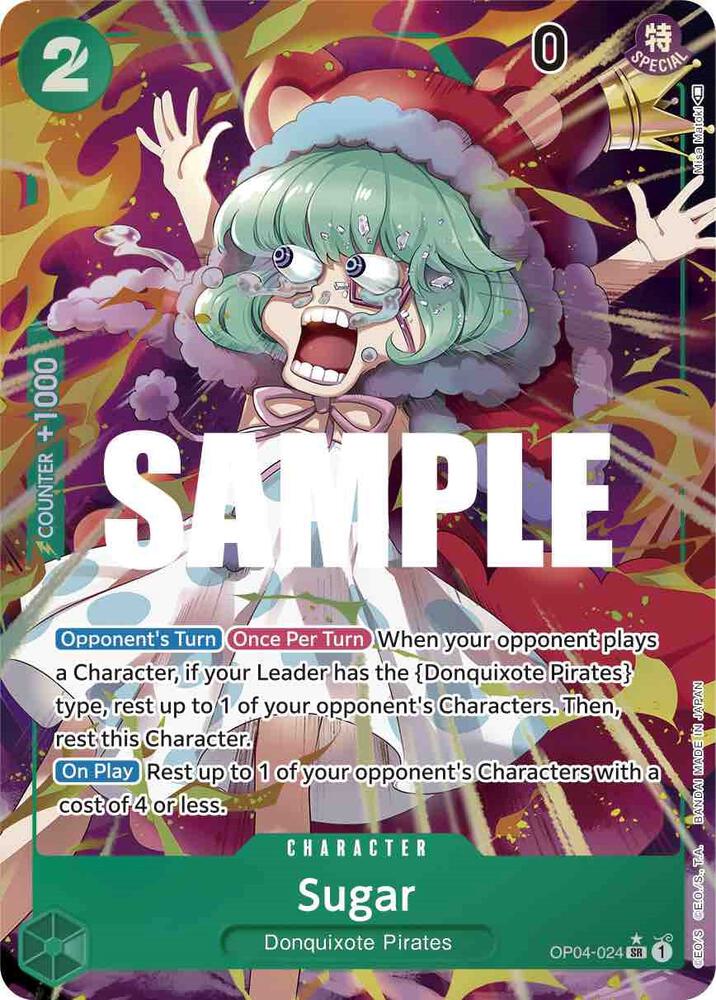 Sugar (Alternate Art) (OP04-024) [Kingdoms of Intrigue] | Jack's On Queen