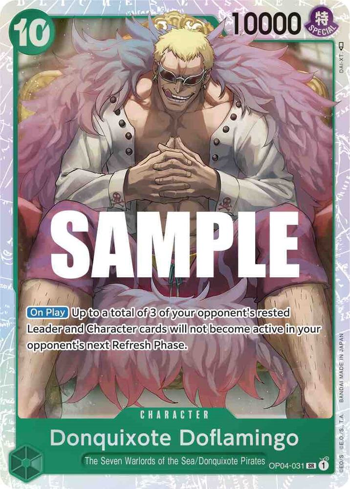 Donquixote Doflamingo (031) (OP04-031) [Kingdoms of Intrigue] | Jack's On Queen