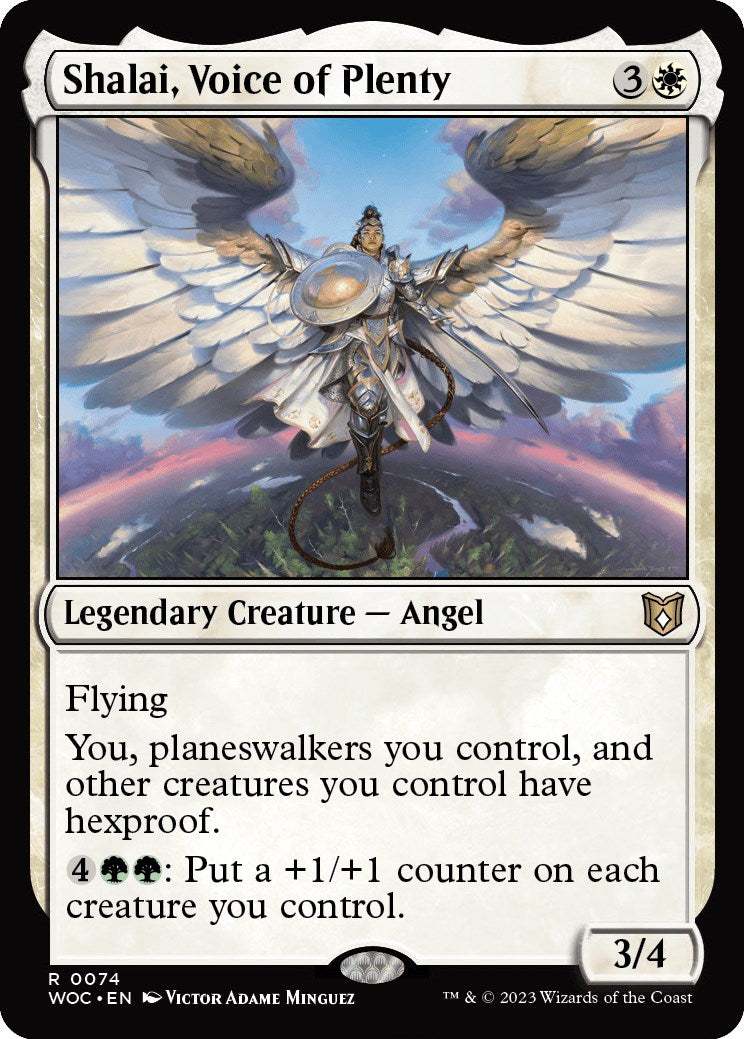 Shalai, Voice of Plenty [Wilds of Eldraine Commander] | Jack's On Queen
