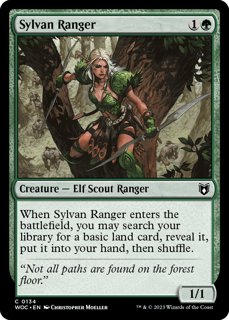 Sylvan Ranger [Wilds of Eldraine Commander] | Jack's On Queen