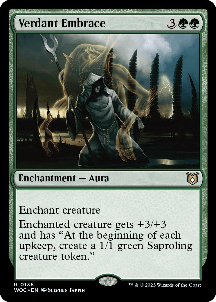 Verdant Embrace [Wilds of Eldraine Commander] | Jack's On Queen