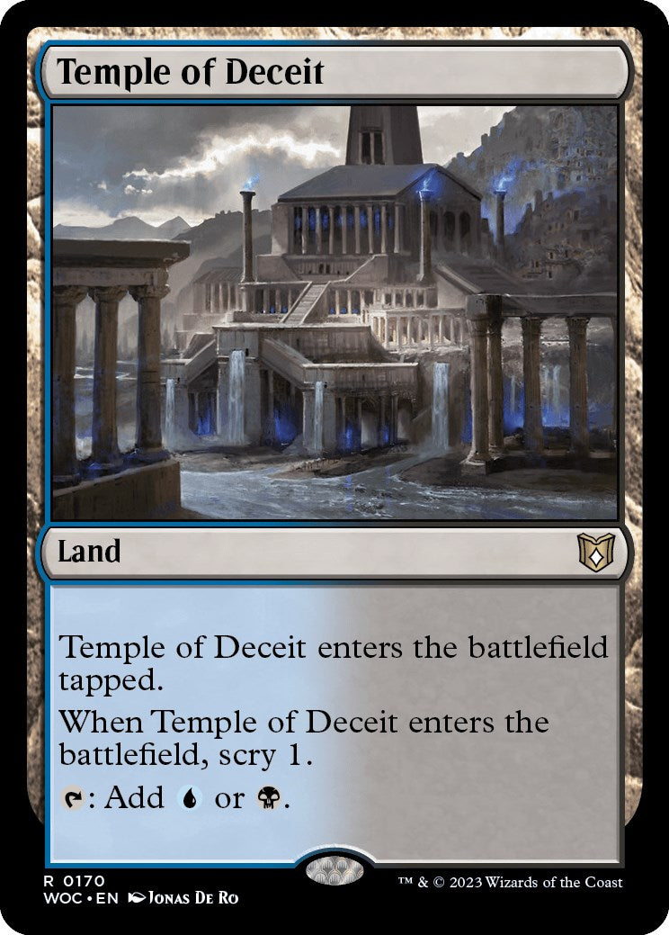 Temple of Deceit [Wilds of Eldraine Commander] | Jack's On Queen