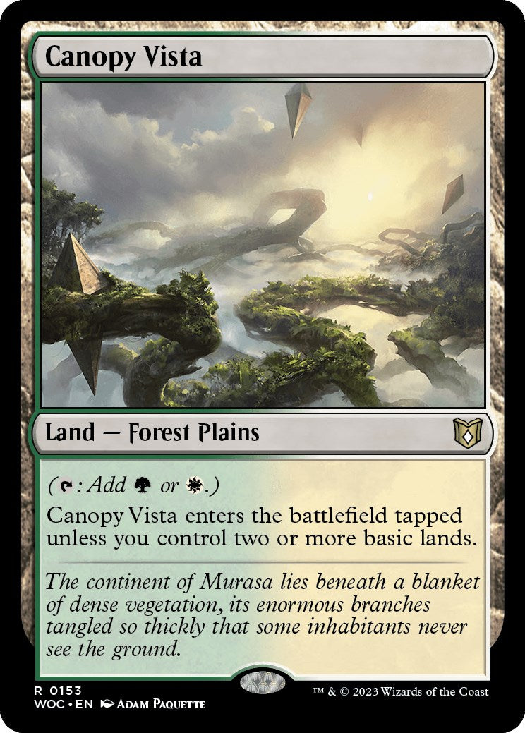 Canopy Vista [Wilds of Eldraine Commander] | Jack's On Queen
