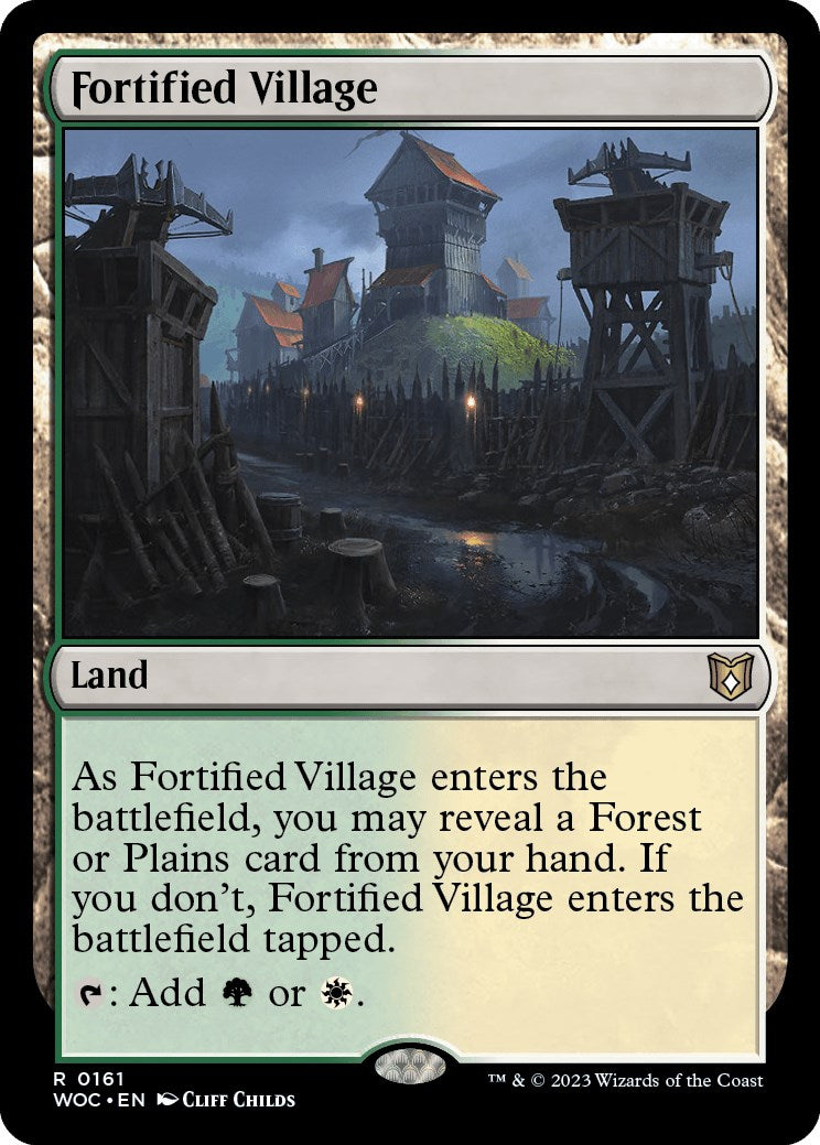 Fortified Village [Wilds of Eldraine Commander] | Jack's On Queen