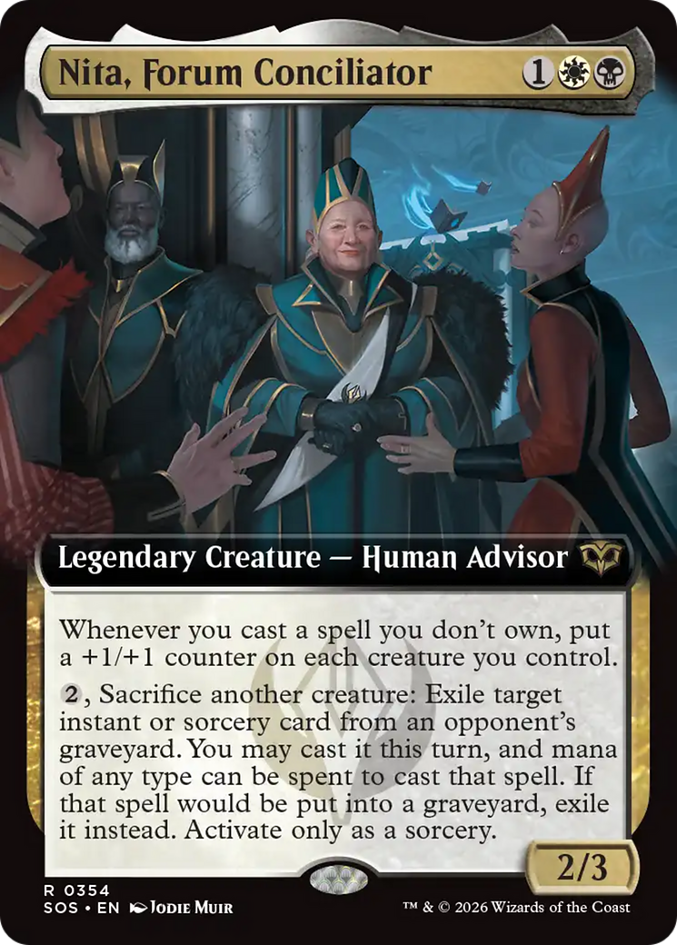 Nita, Forum Conciliator (Extended Art) [Secrets of Strixhaven] | Jack's On Queen